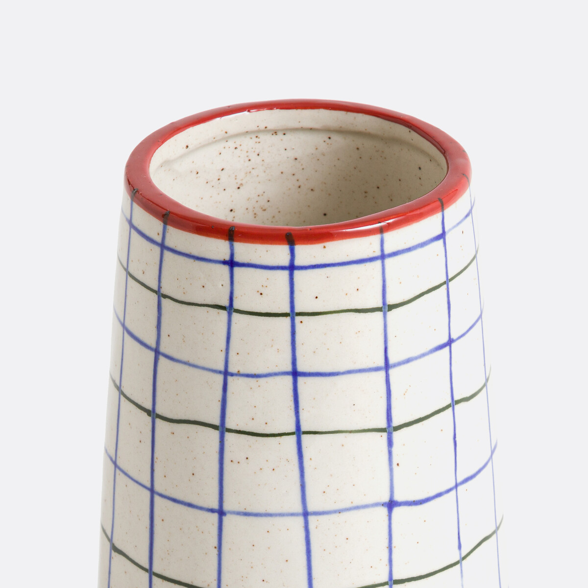 Vase en céramique à carreaux H15,2 cm, Neios multicolore, LA REDOUTE INTERIEURS