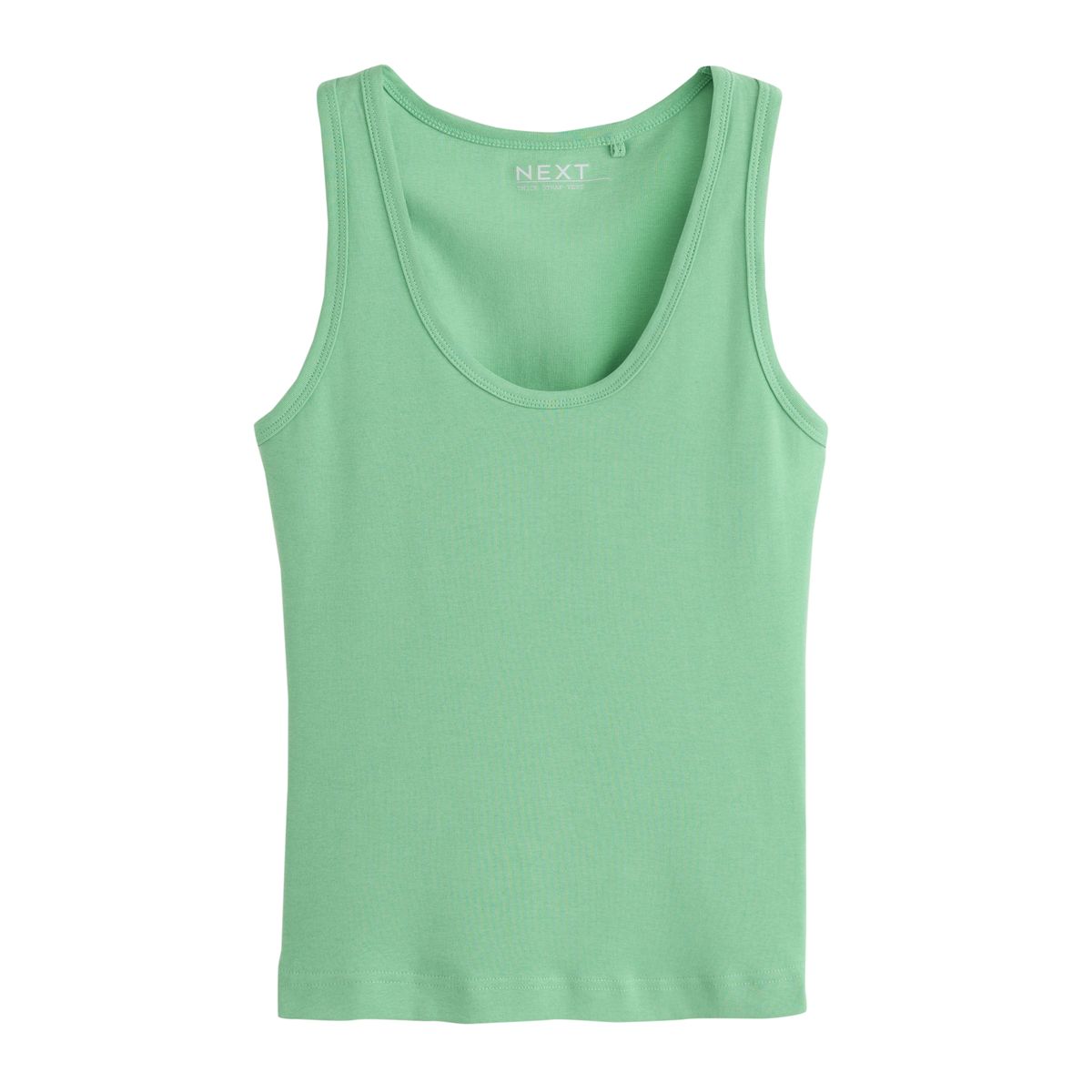 Débardeur à dos nageur, lot de 2 vert/blanc, NEXT