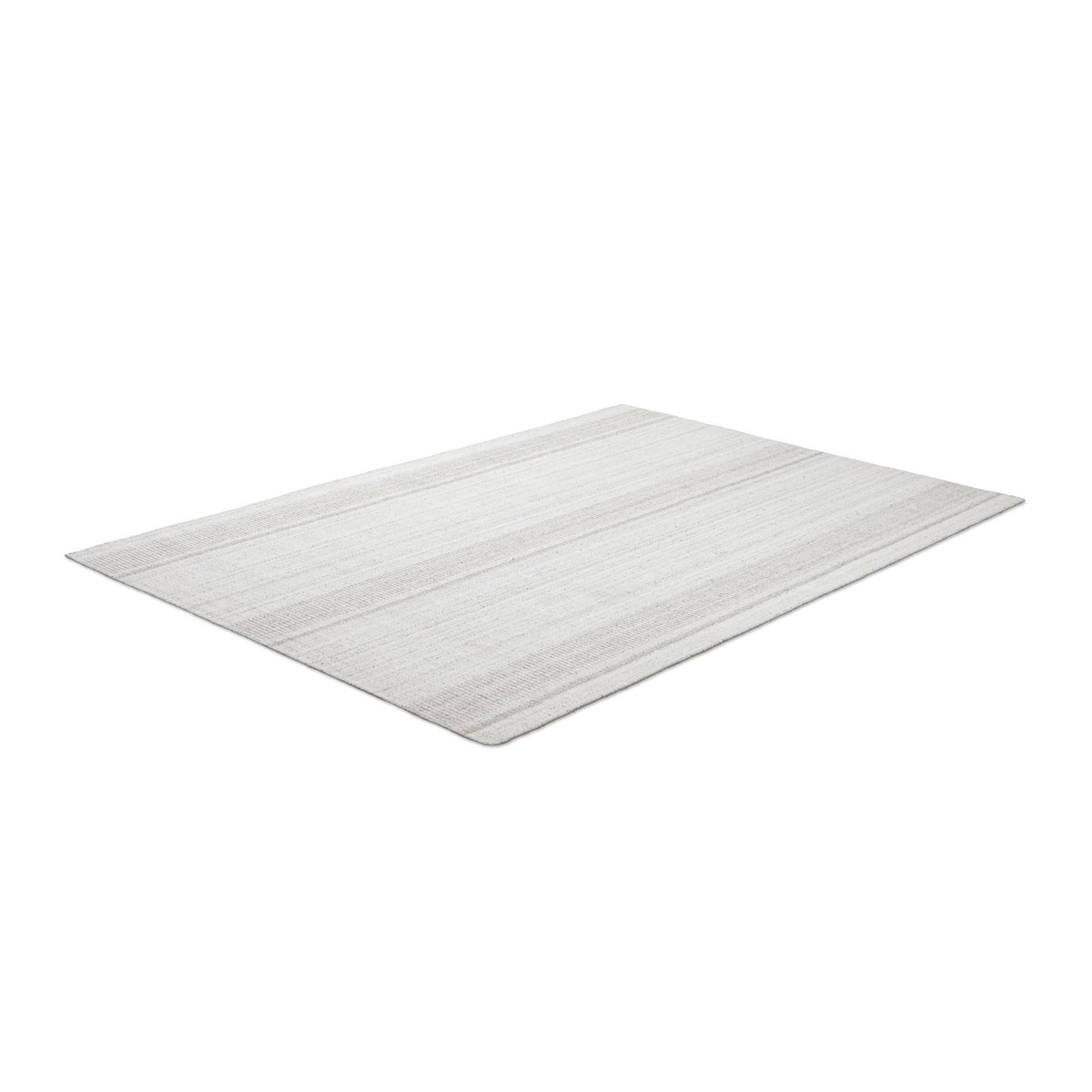 Tapis salon Darwin tissé plat en viscose marron, THEKO