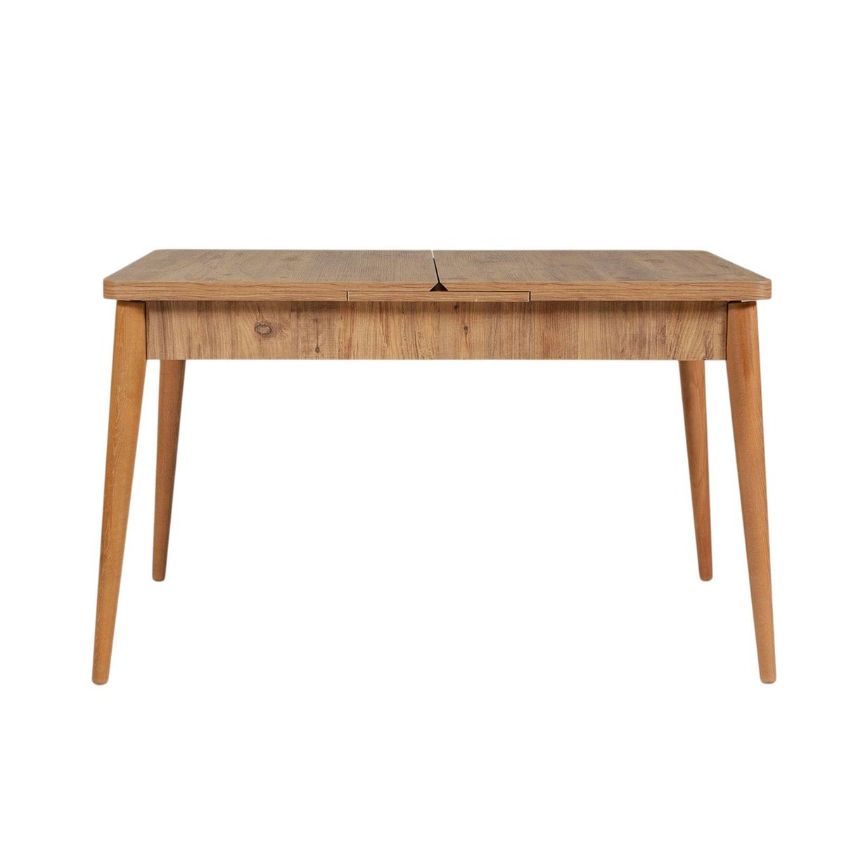 Table extensible 4/6 places - avec rangement ORINA bois clair, PIER IMPORT
