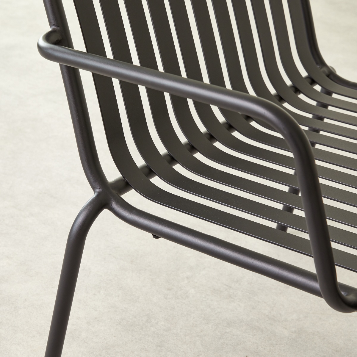 Fauteuil de jardin, GABY noir, TIKAMOON