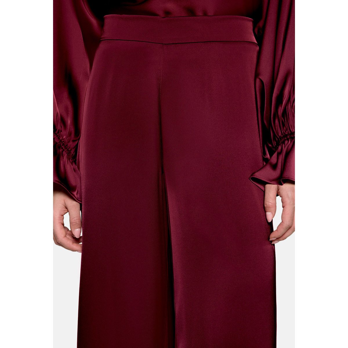 Pantalon Modern Fit à poches deep dahlia, VERA MONT