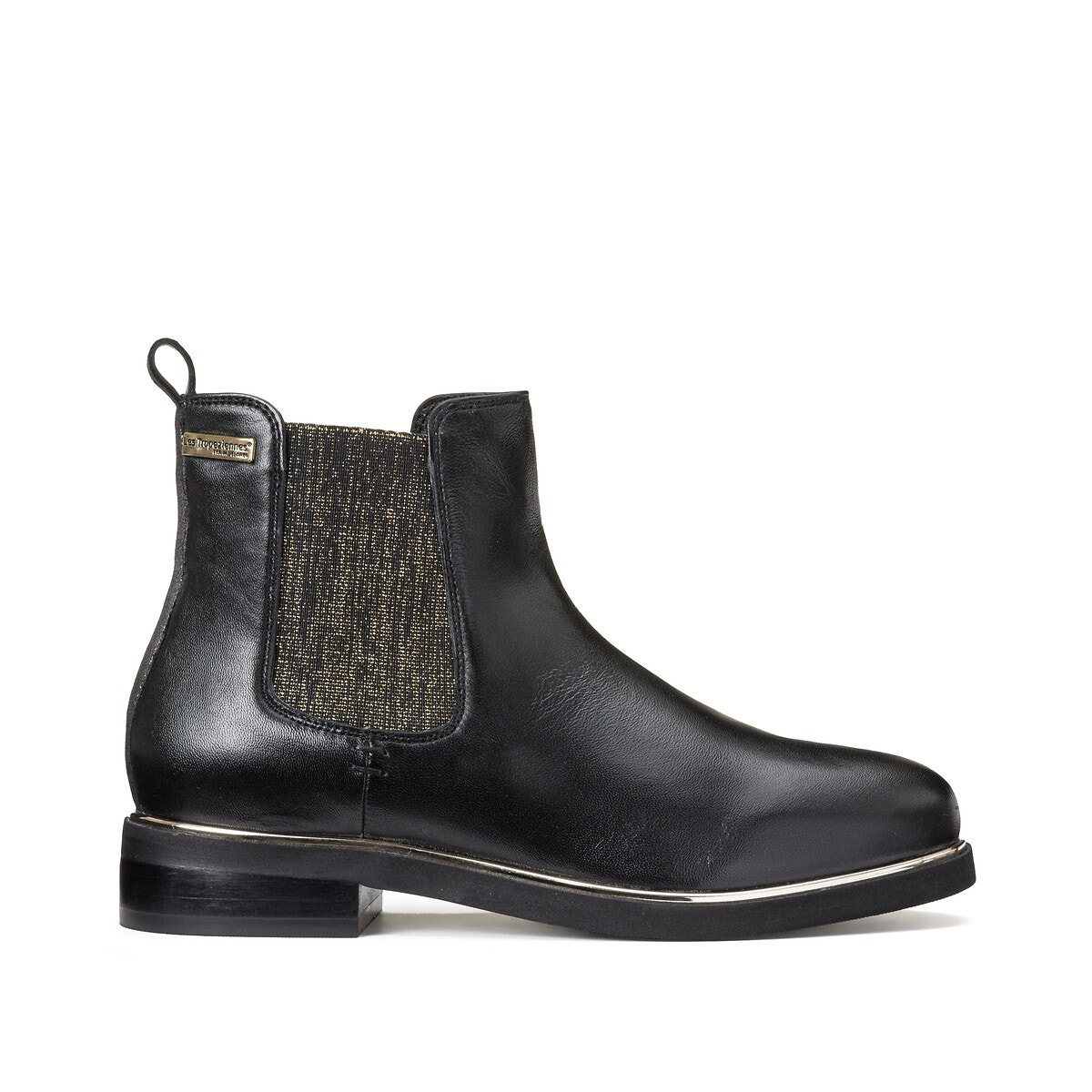 Bottines chelsea cuir Micky noir, LES TROPEZIENNES PAR M.BELARBI