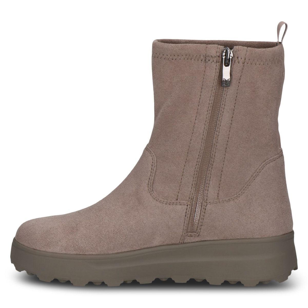 Bottine fourée marron camel mat, CAPRICE