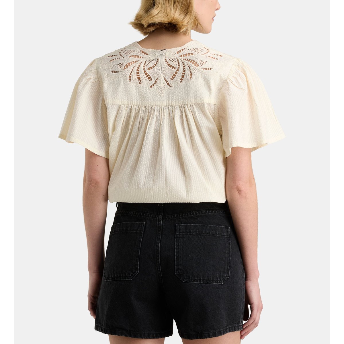 Top dahlia beige clair, GALERIES LAFAYETTE
