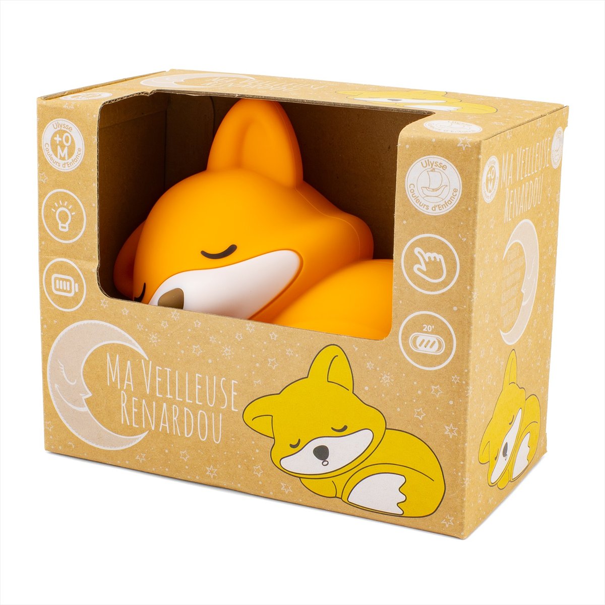 Veilleuse Renardou orange, ULYSSE
