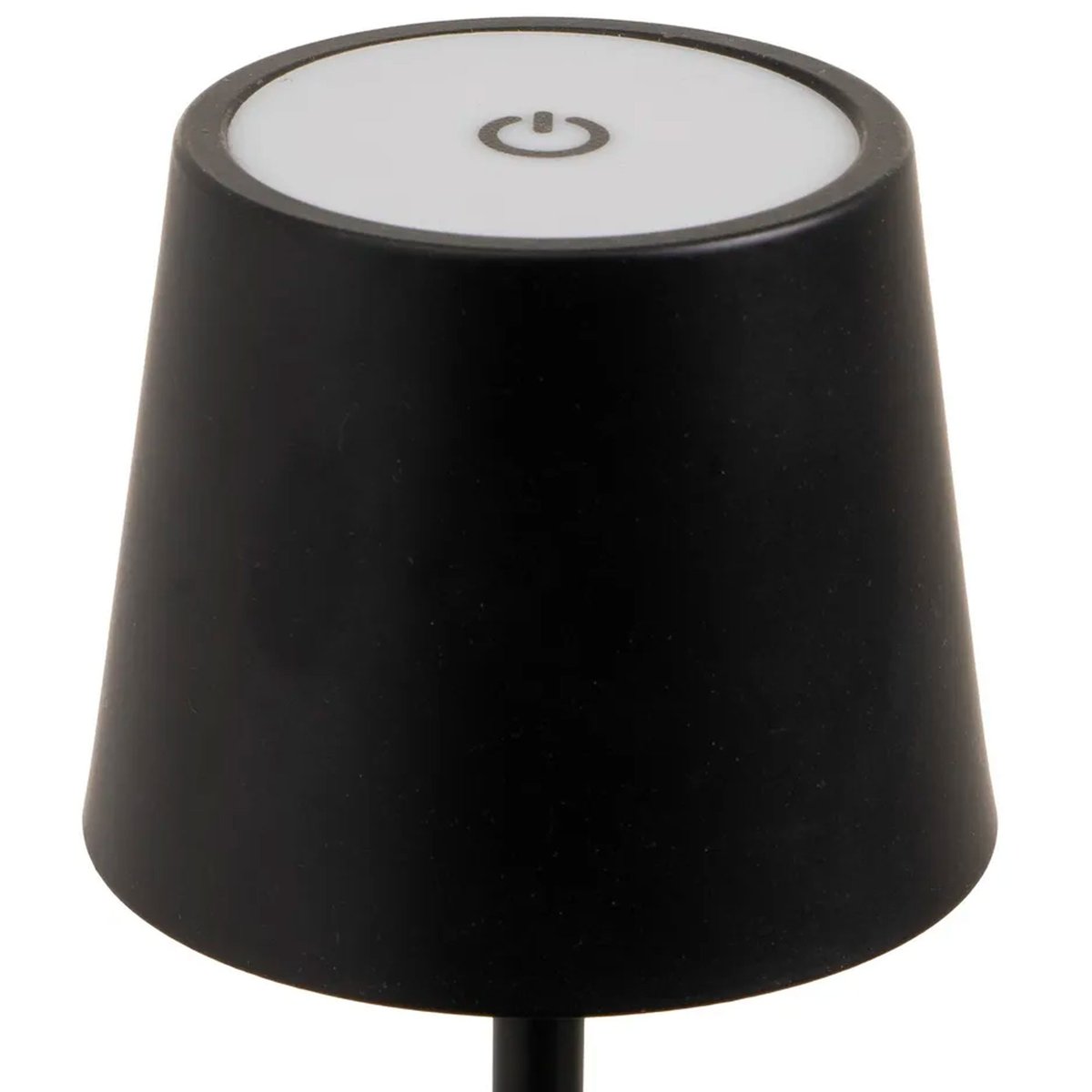 Lampe à poser en métal noir LED sans fil 9x9x27cm noir, WADIGA