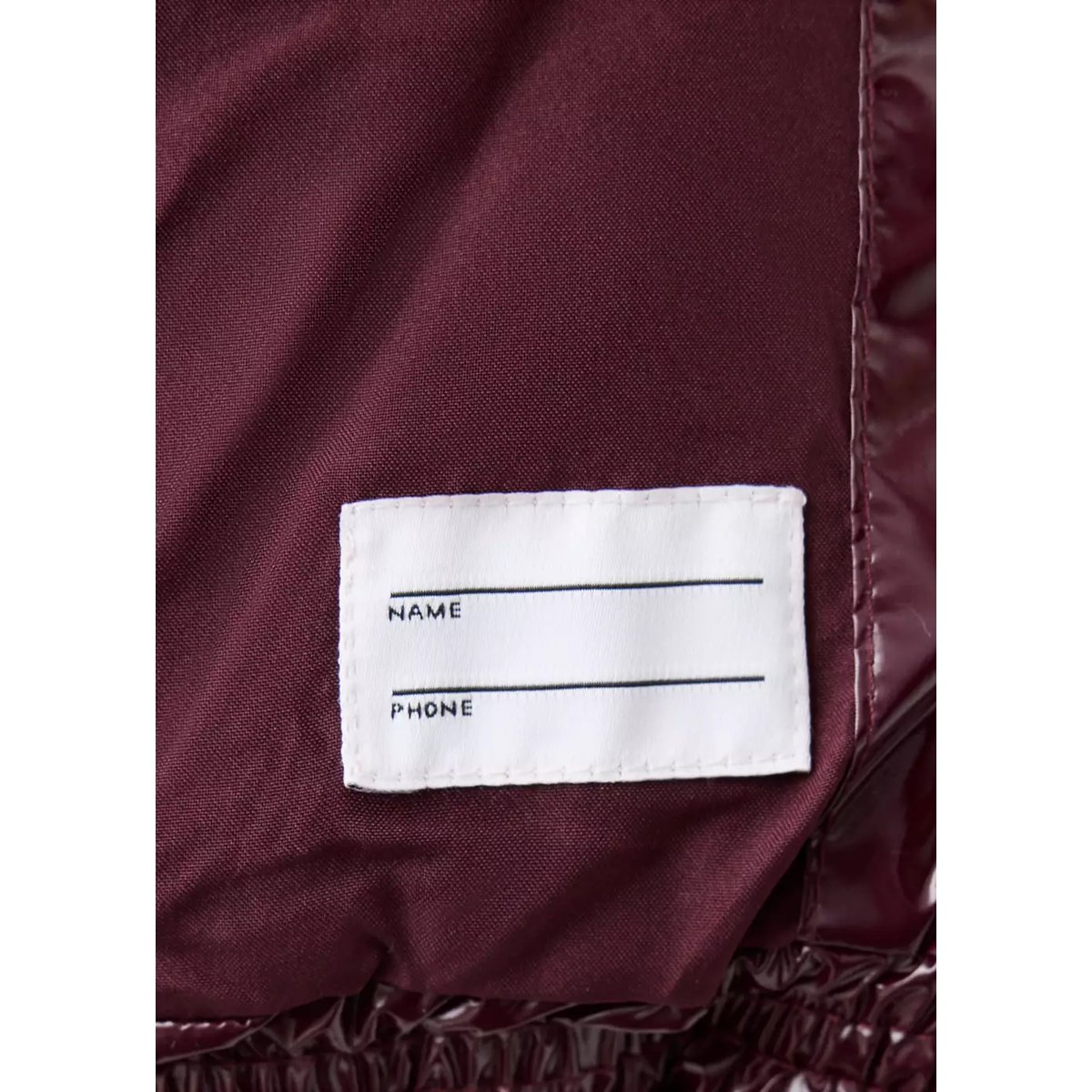 Anorak matelassé brillant grenat, MANGO KIDS