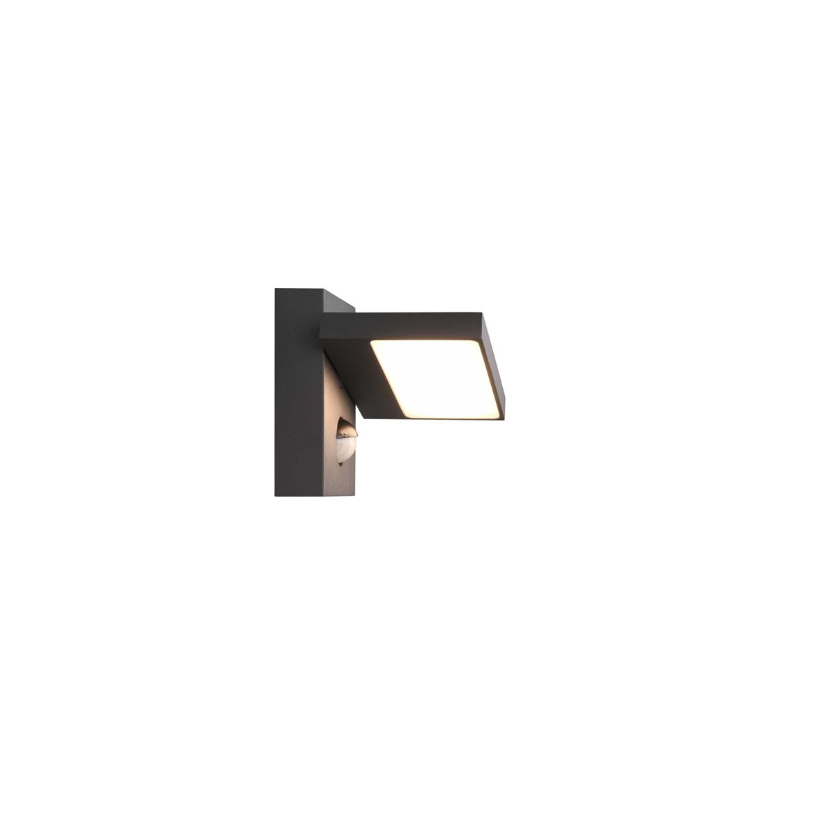 Applique extérieur led à détecteur de mouvement Horton anthracite, TRIO