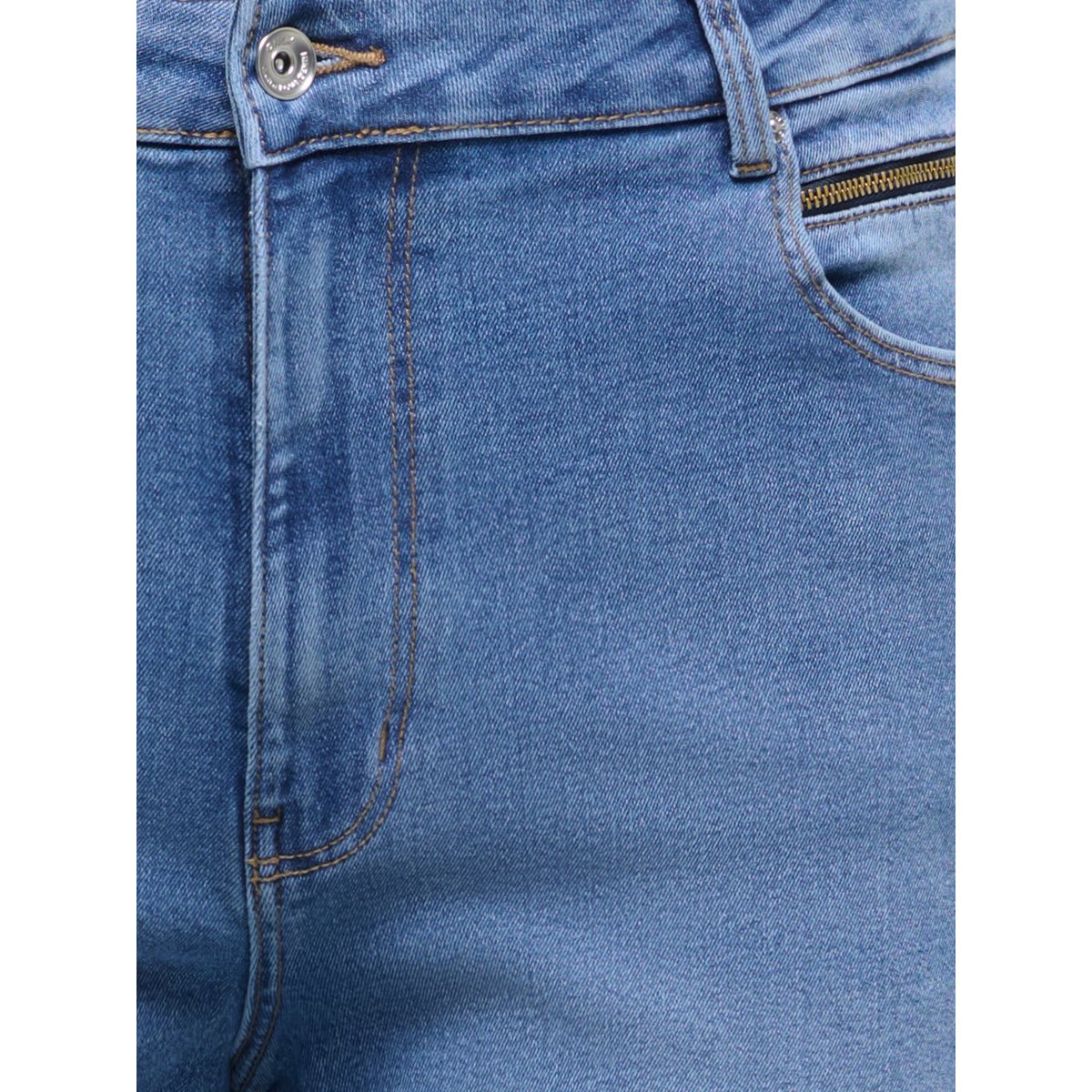 Jean À Jambe Large medium blue denim, ONLY CARMAKOMA