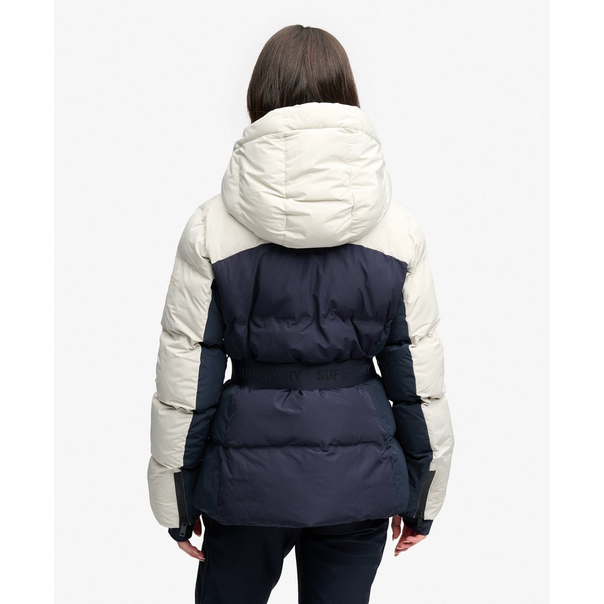 Veste Matelassée Luxe Chevron Ski bleu marine intense, SUPERDRY