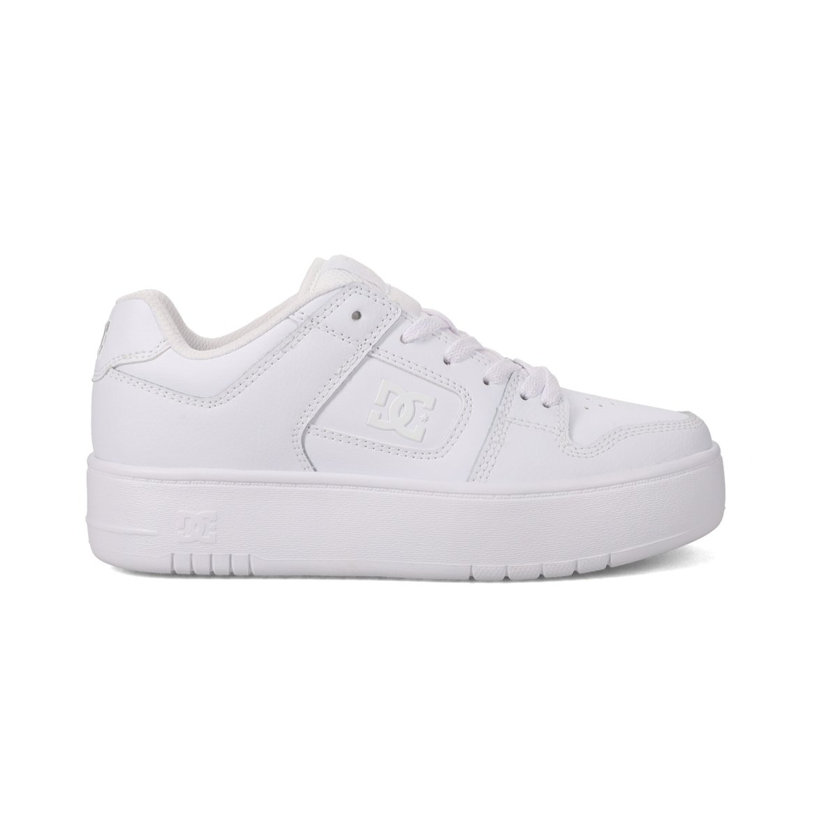 Chaussures à plateforme MANTECA 4 PLATFORM. blanc white/white, DC SHOES