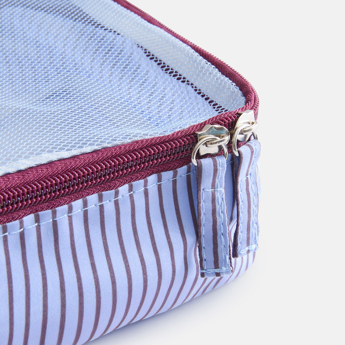 Set aus 3 Reise-Aufbewahrungstaschen MADO bunt gestreift, LA REDOUTE INTERIEURS