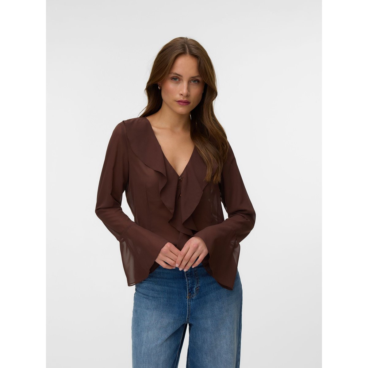 Blouse chocolate martini, VERO MODA