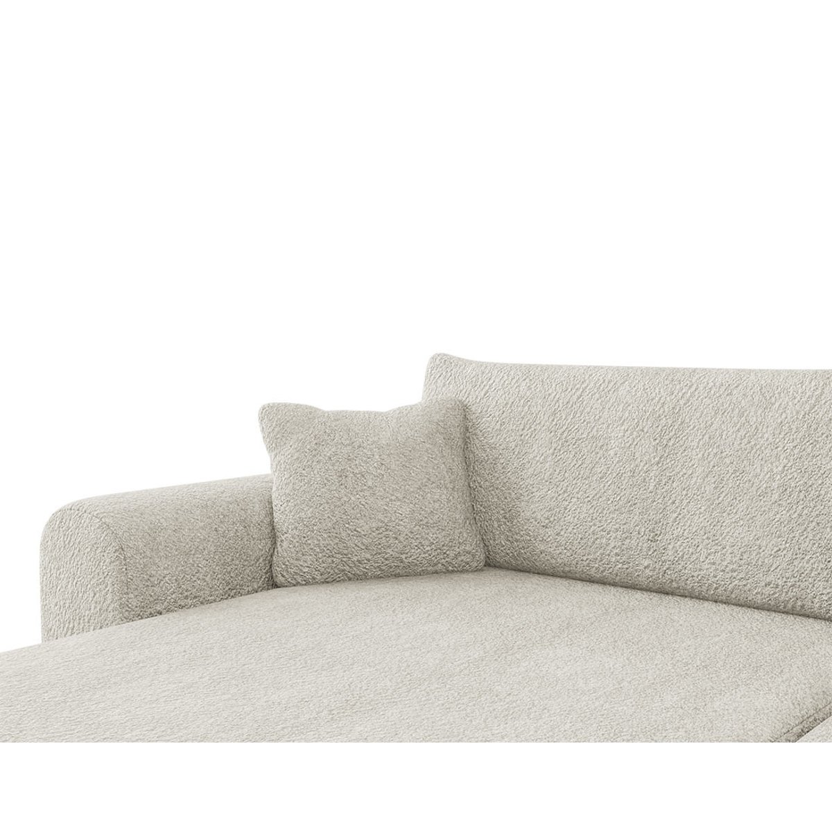Canapé d'Angle Convertible 4 places - ROSALIE beige, BEST MOBILIER