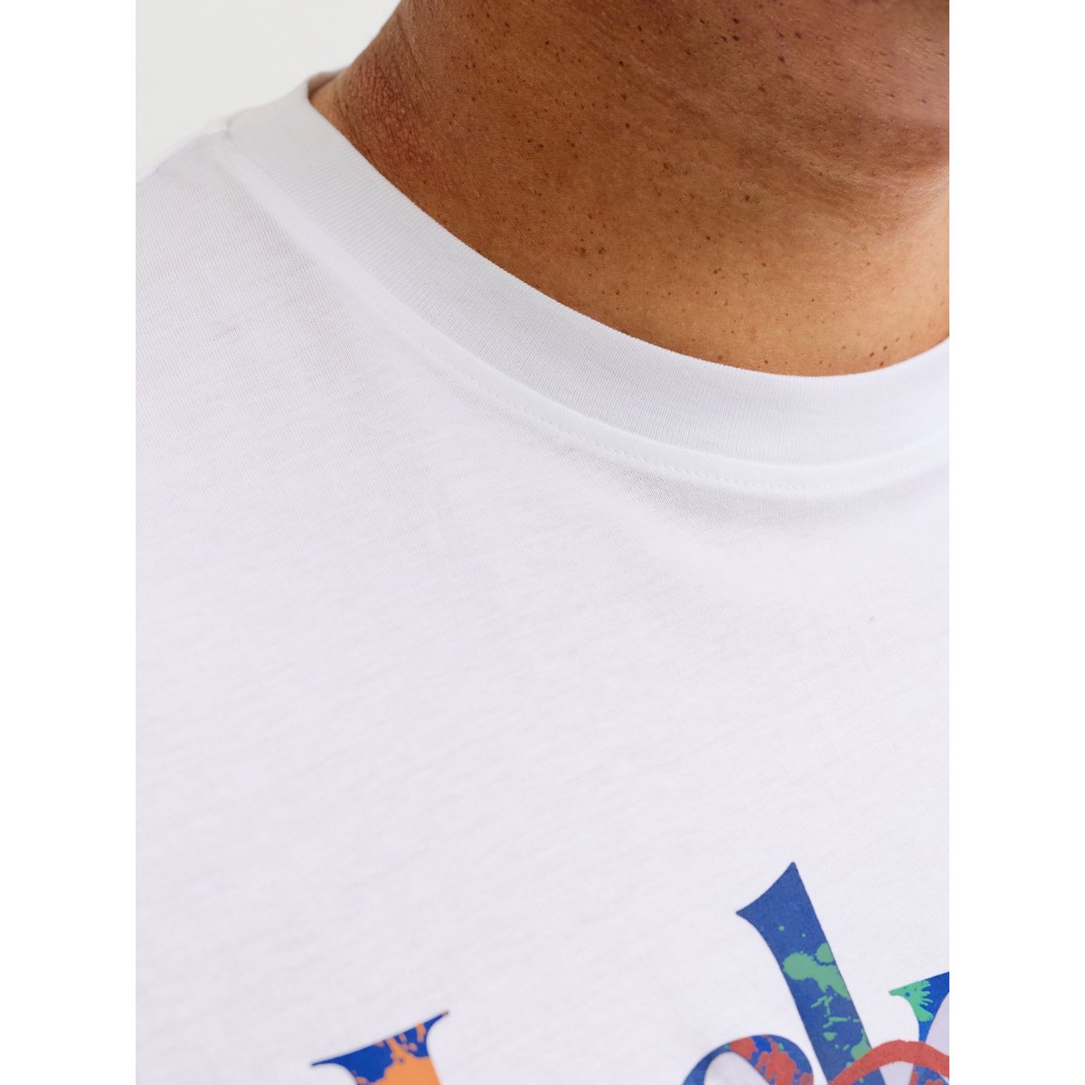 T-Shirt bright white, JACK & JONES