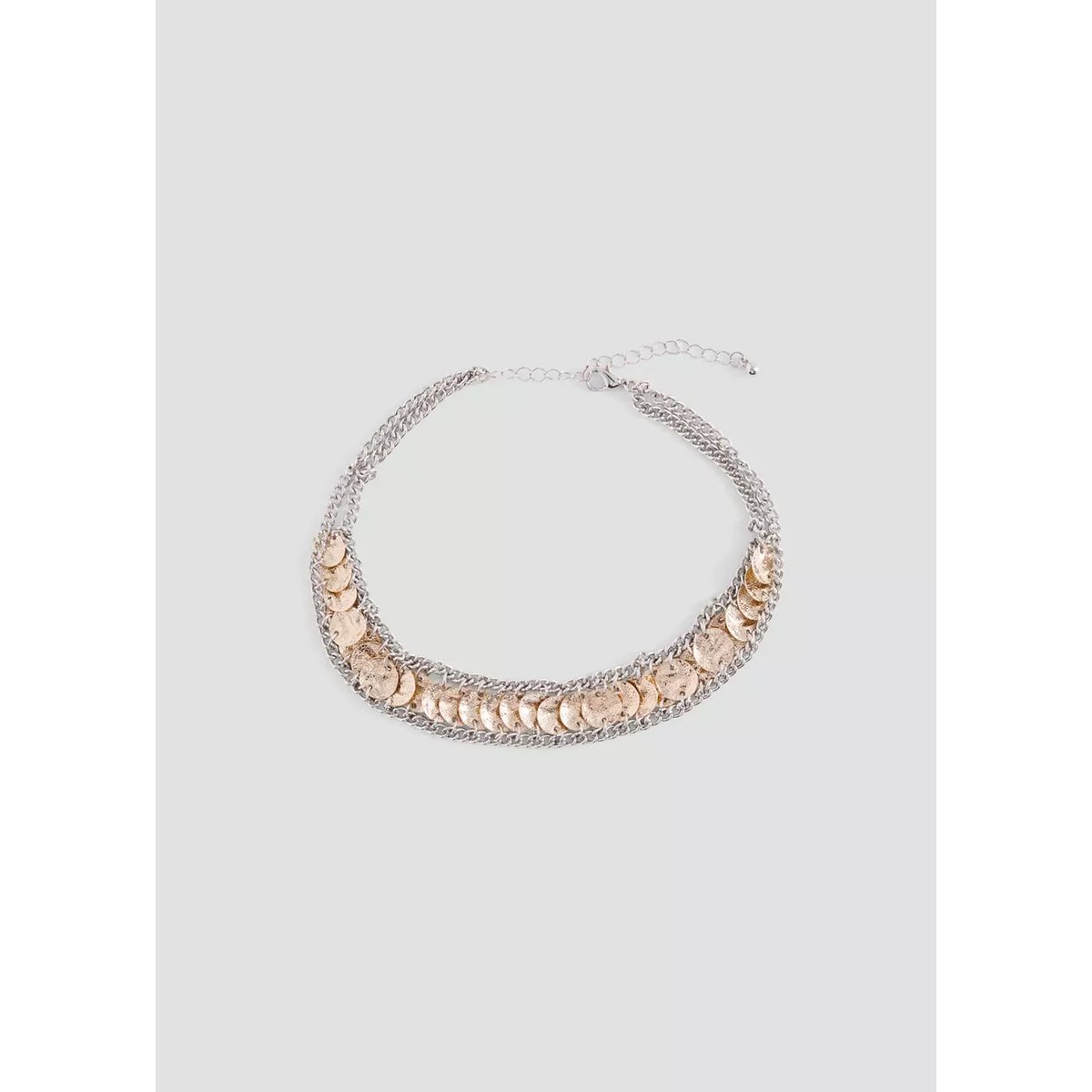 Collier chaîne perles or, MANGO TEEN