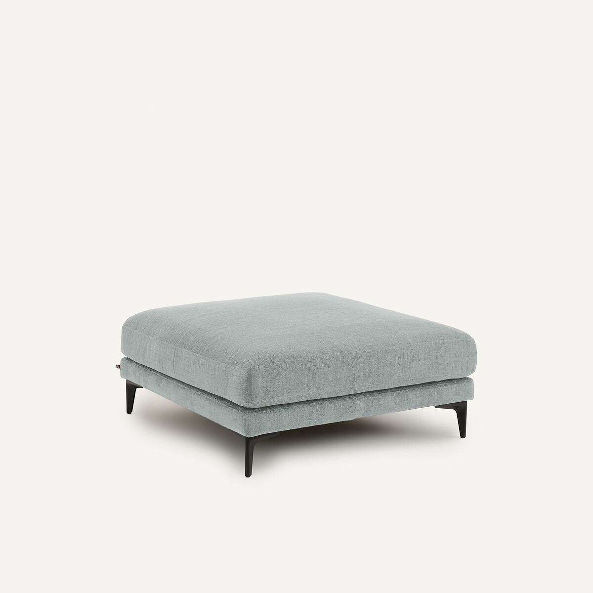 Apoio para os pés em poliéster entrançado, MODERNISTE, design de Emmanuel Gallina aquamarinho, EMMANUEL GALLINA X AM.PM