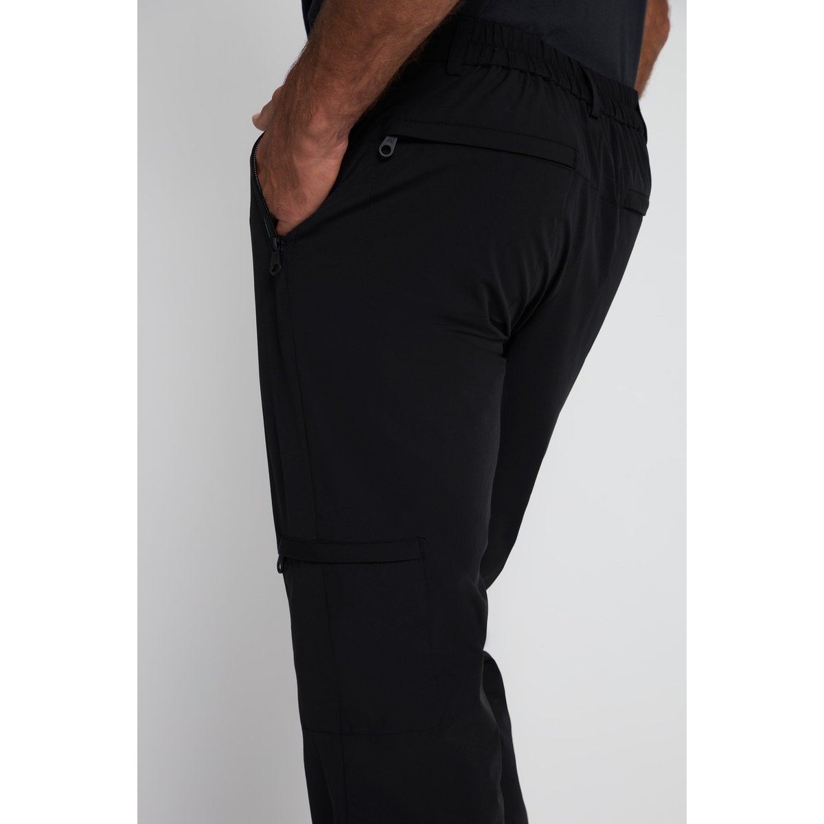Pantalon de trekking Outdoor. Technologies noir, JP1880