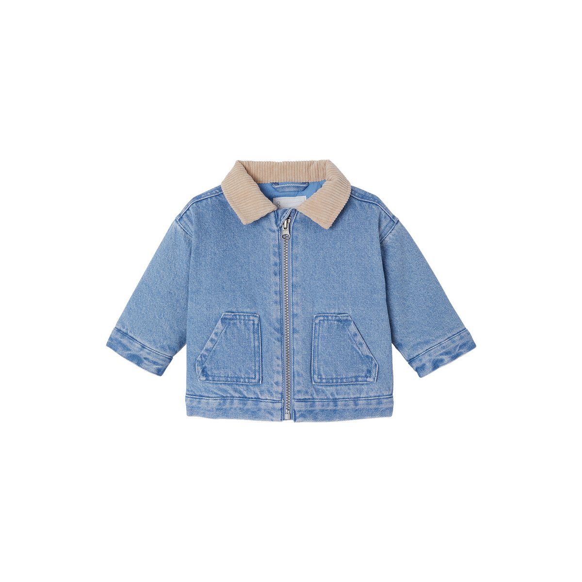 Veste jean stone, VERTBAUDET
