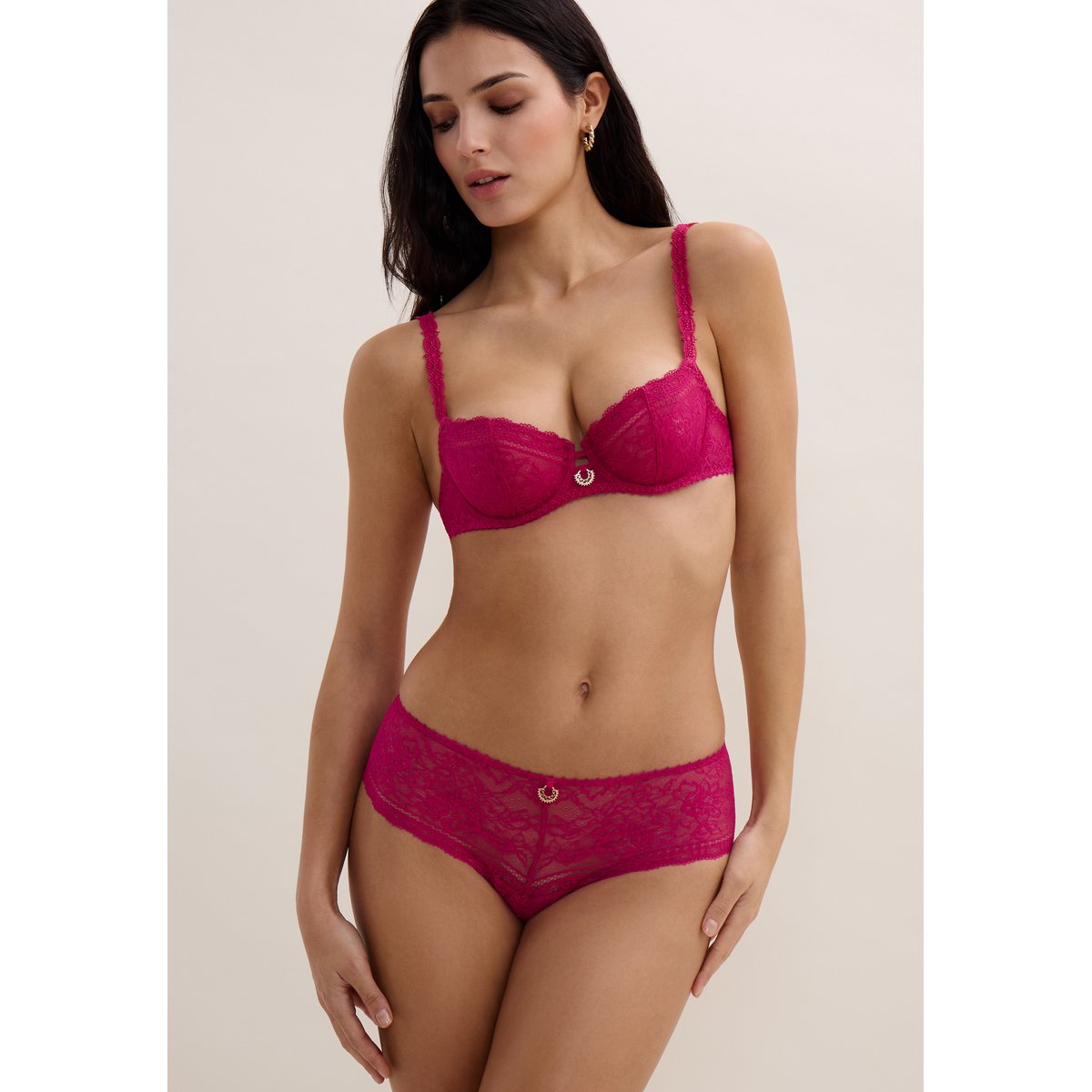 Soutien-gorge Corbeille avec armatures Ivresse baroque pink muse, AUBADE