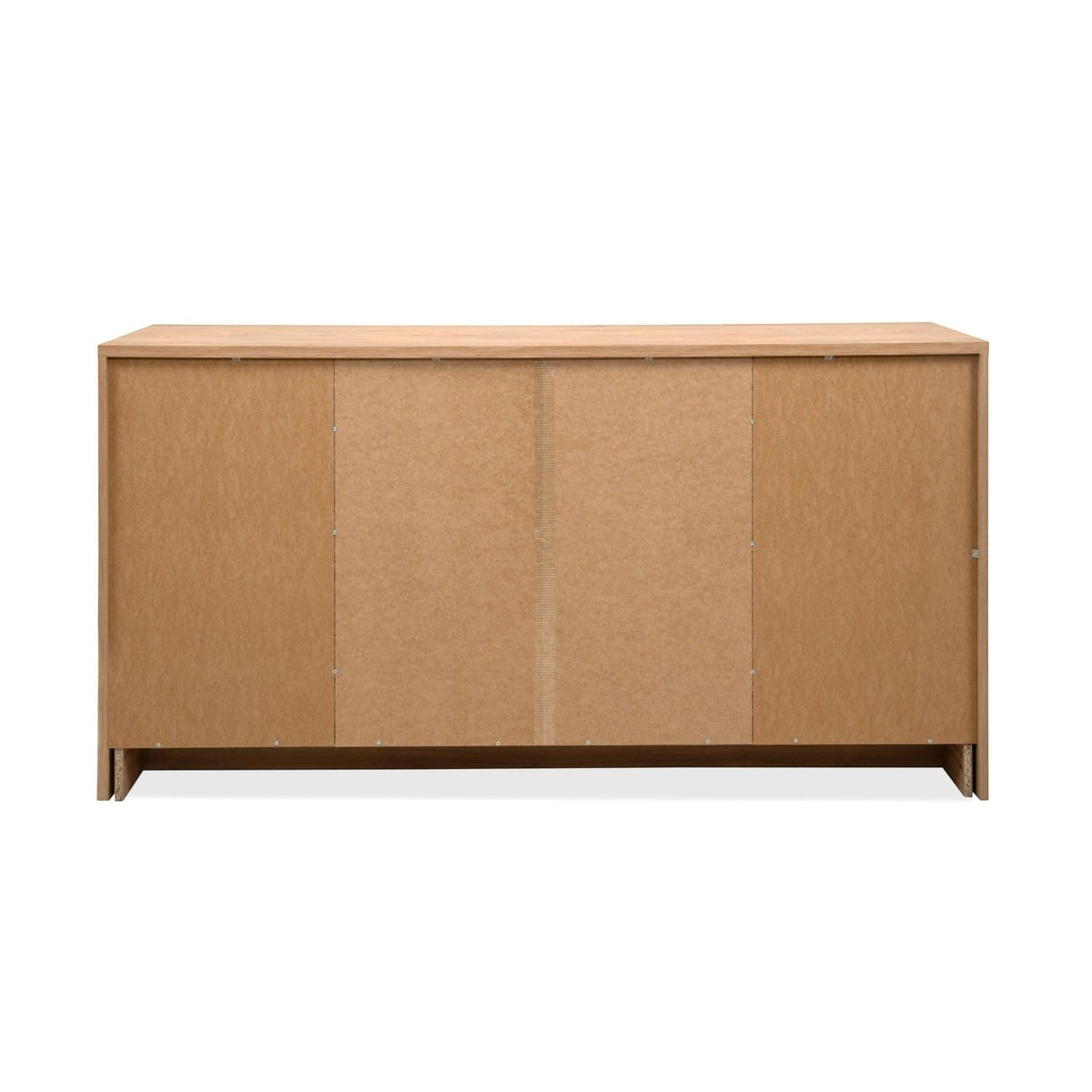 Buffet salle à manger effet bois 4 portes 1 tiroir ALVA bois naturel, PIER IMPORT