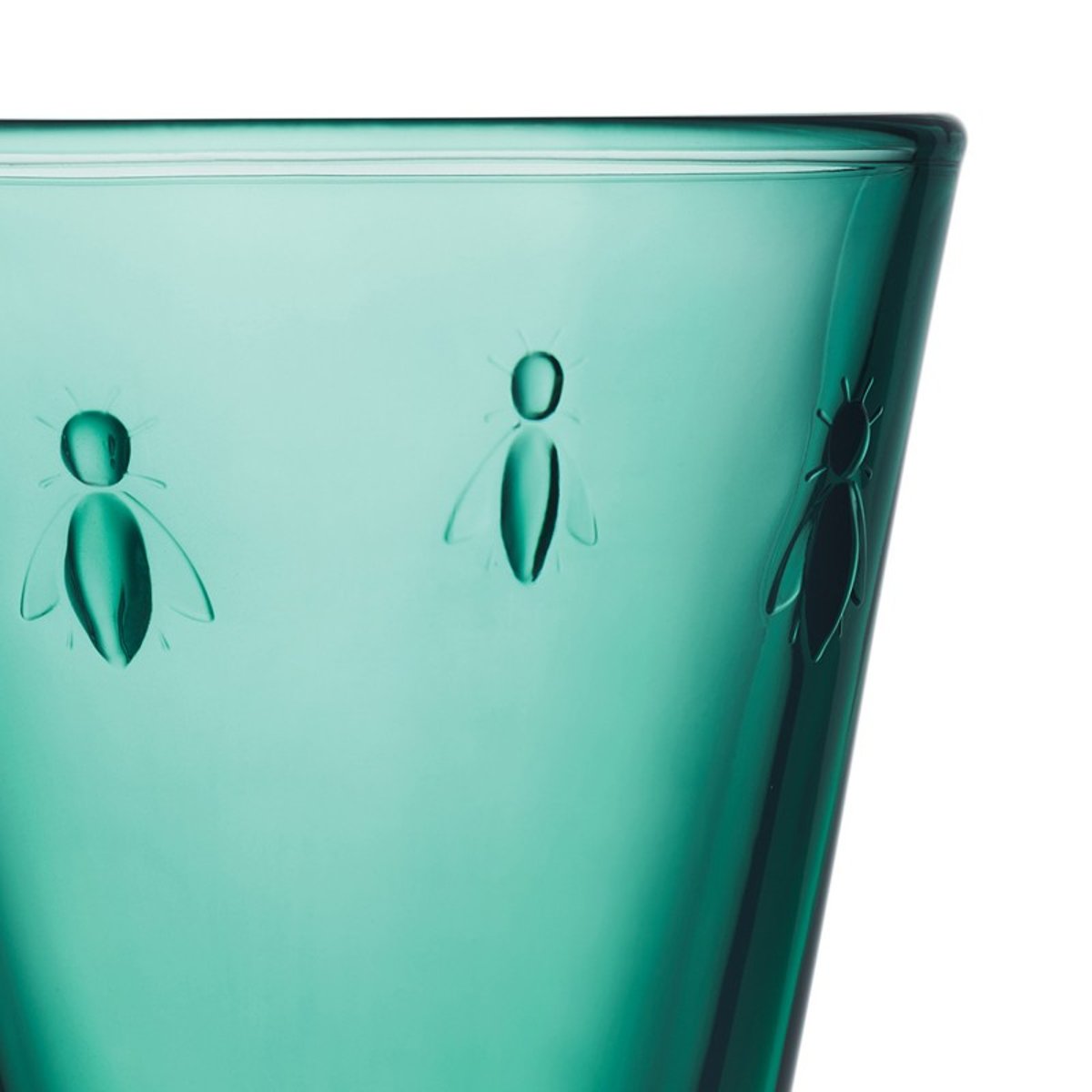Lot de 6 verres à vin, ABEILLE emeraude, LA ROCHERE