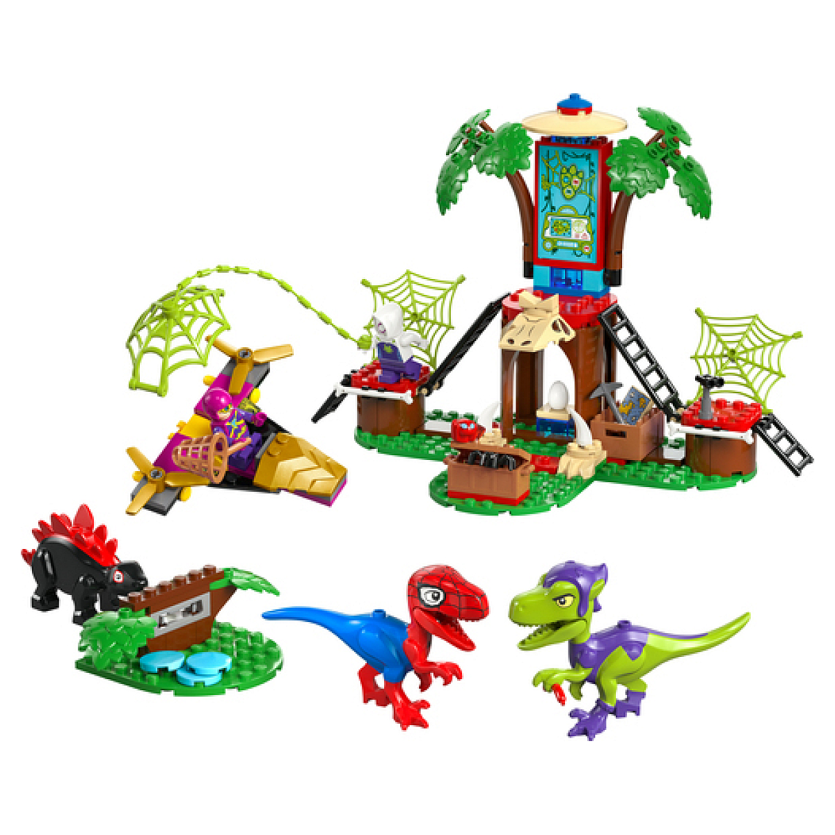 LEGO Marvel - Spidey contre le raptor de Gobby à la cabane dans l'arbre - 11200 multicolore, LEGO