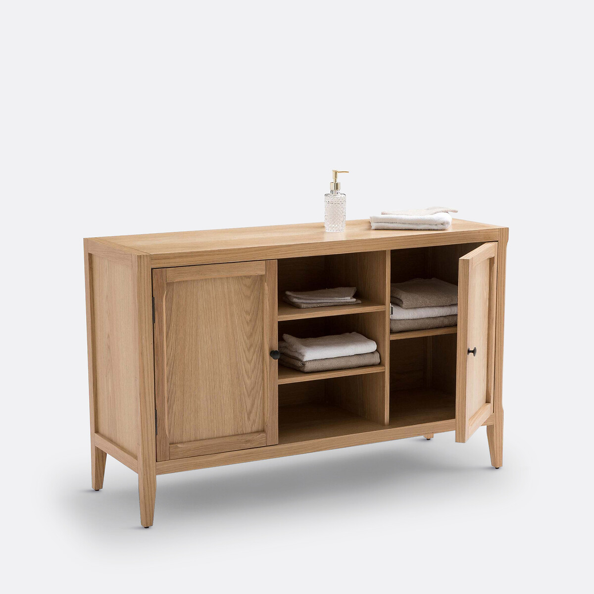 Meuble sous vasque Eugénie, L130 cm naturel, LA REDOUTE INTERIEURS
