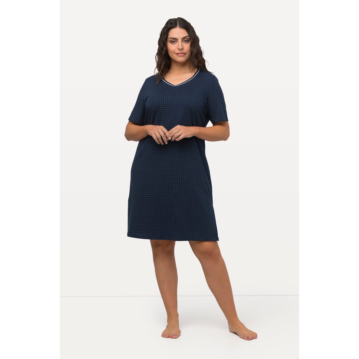Lot de 2 chemises de nuit bleu nuit, ULLA POPKEN