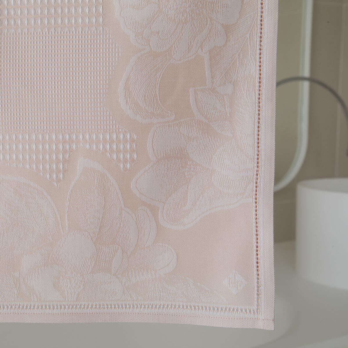 Drap de bain Volupté Rose poupee 90x150 100% coton rose poupée, LE JACQUARD FRANCAIS