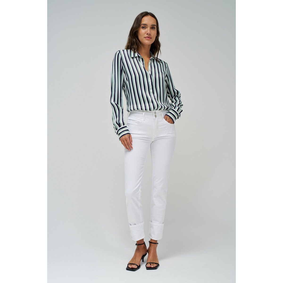 JEAN SECRET PUSH IN SLIM blanc, SALSA JEANS