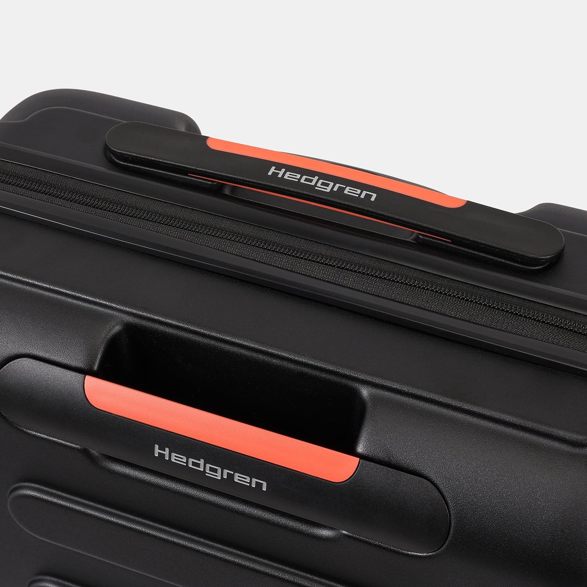 Valise cabine rigide 4 roues sécurisée black, HEDGREN