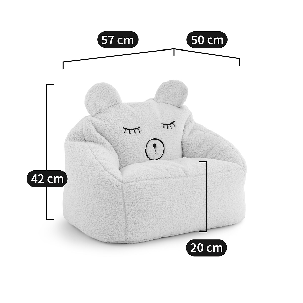 Sofá urso, Midou cru, SO'HOME