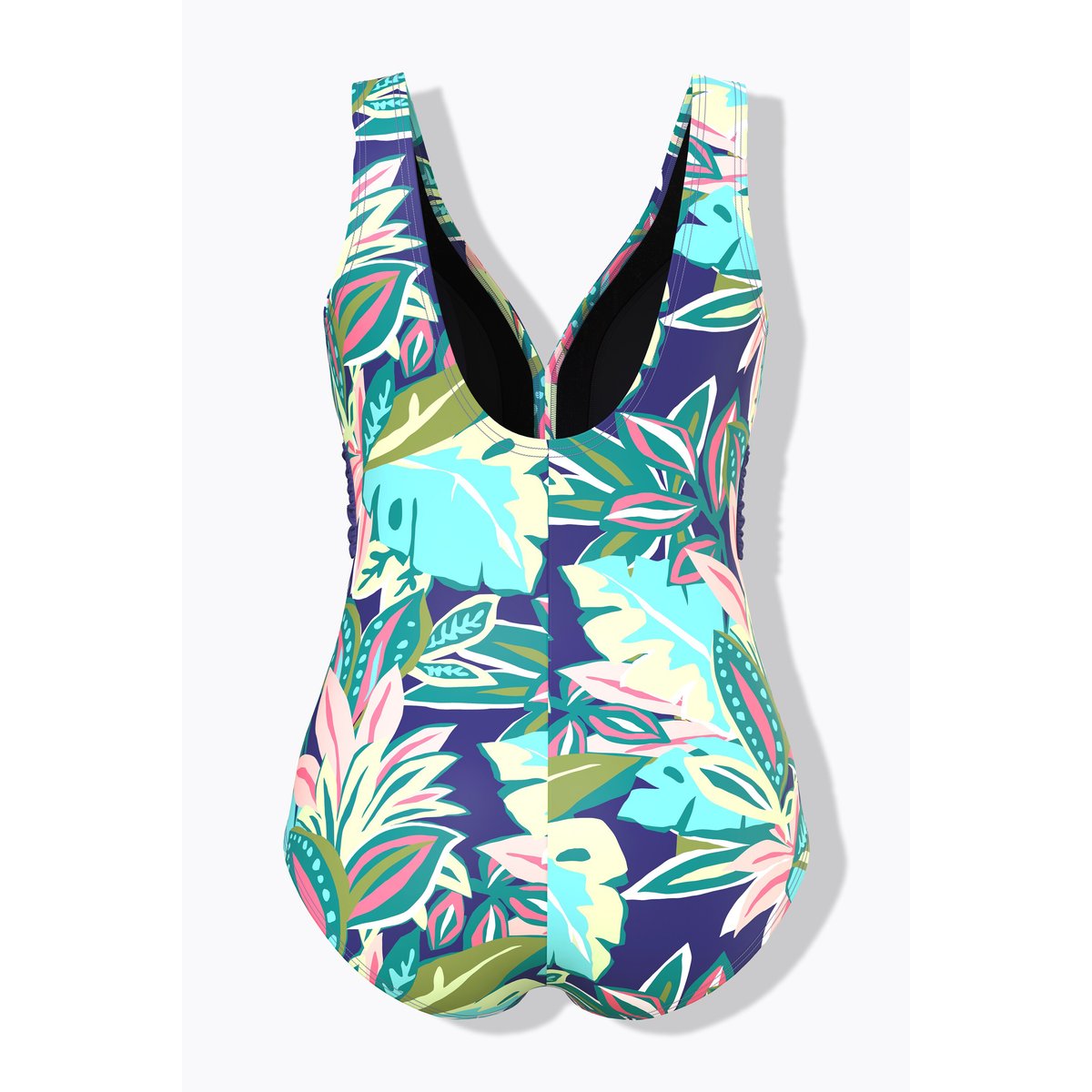 Maillot de bain avec bonnets souples indigo, ULLA POPKEN