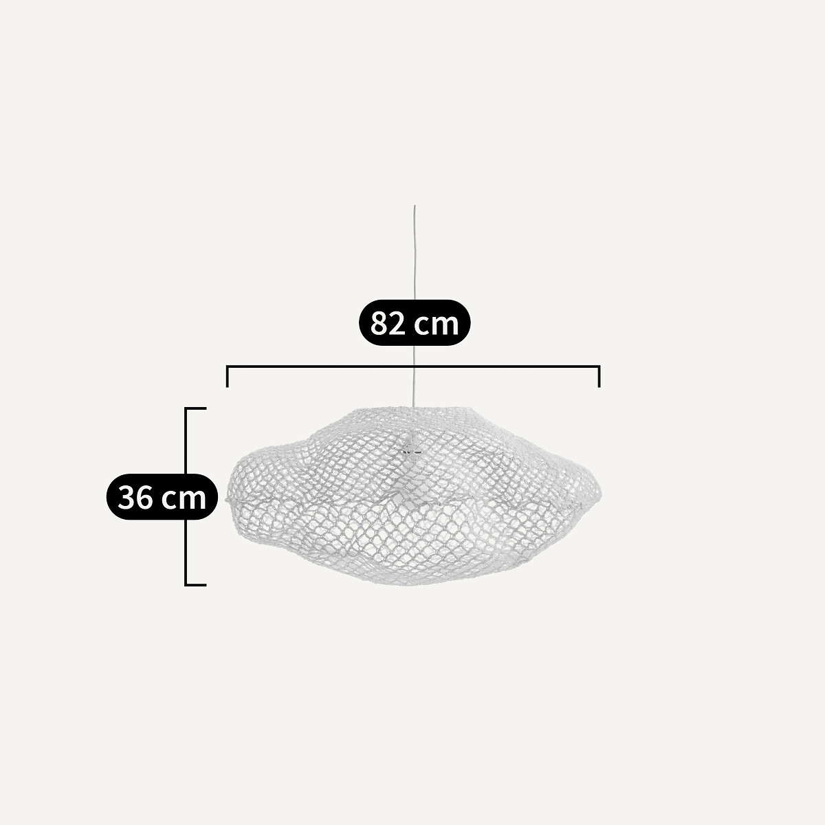 Azéria Large Cloud Ceiling Light white, AM.PM