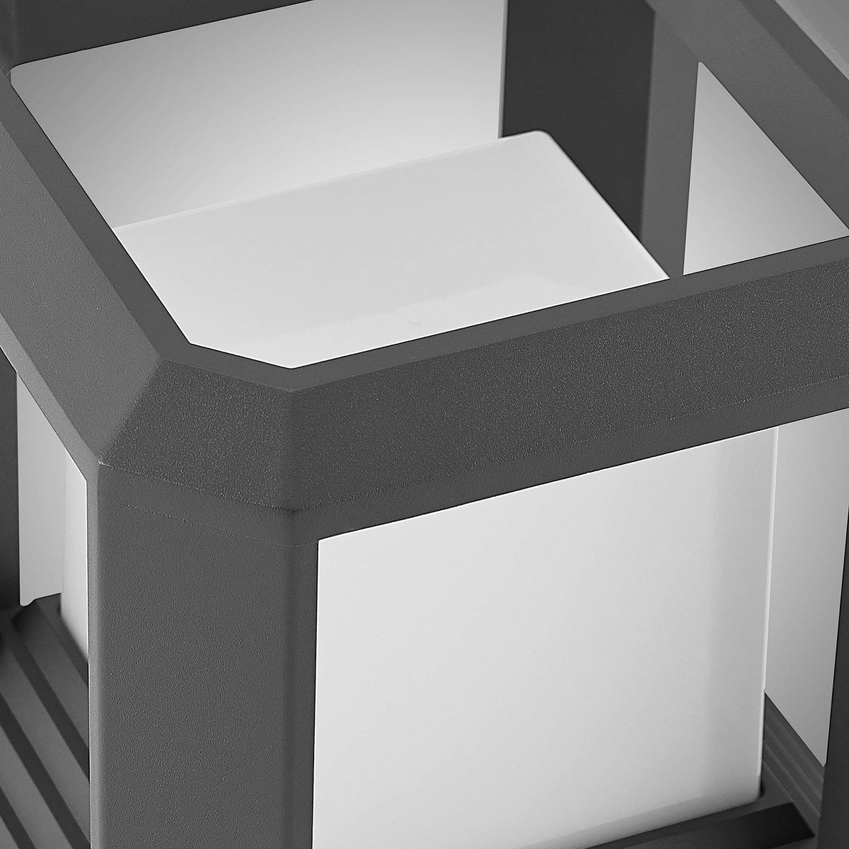 Luminaire extérieur en aluminium moderneLED anthracite, blanc, LUCANDE