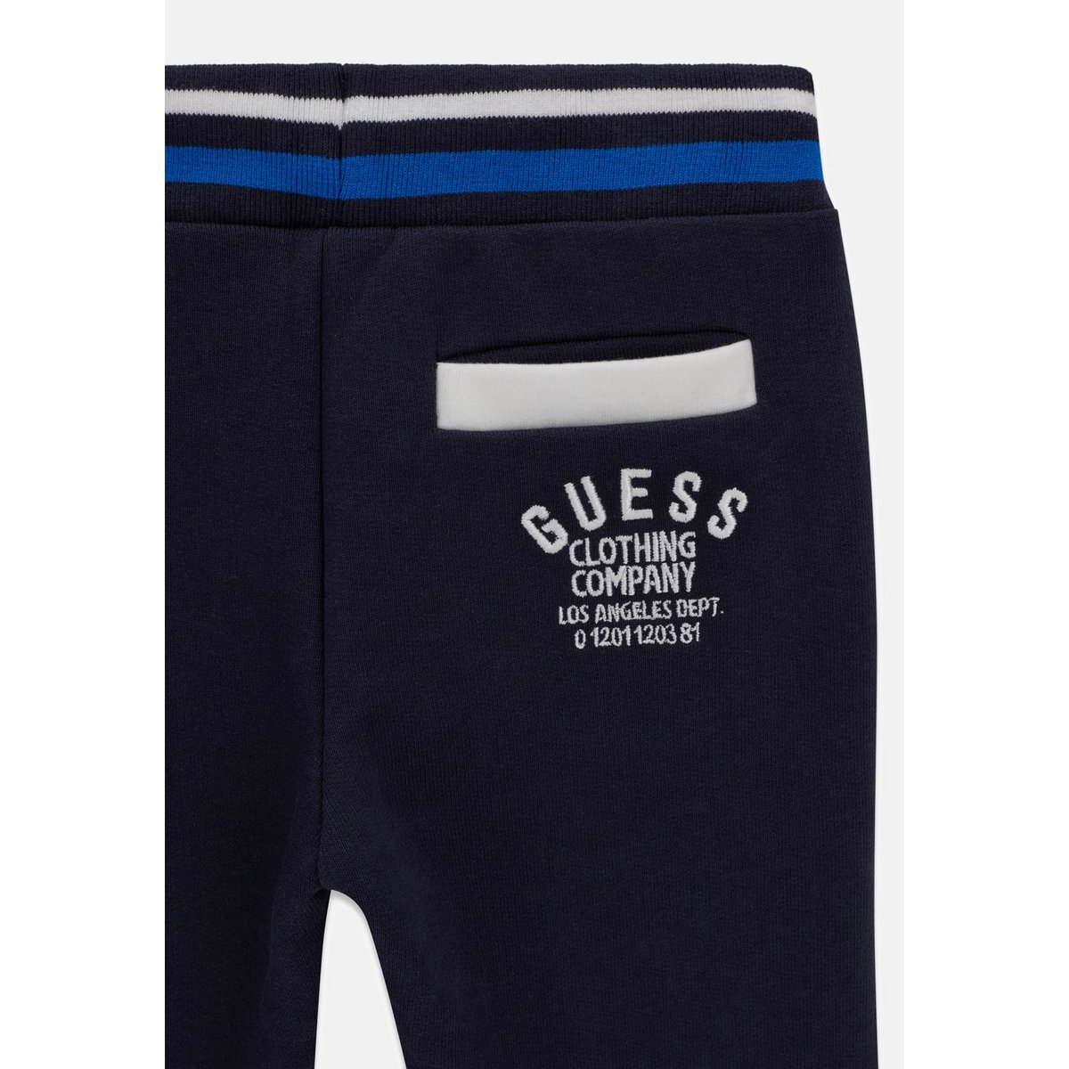 Pantalon Avec Logo Brodé bleu foncé, GUESS KIDS