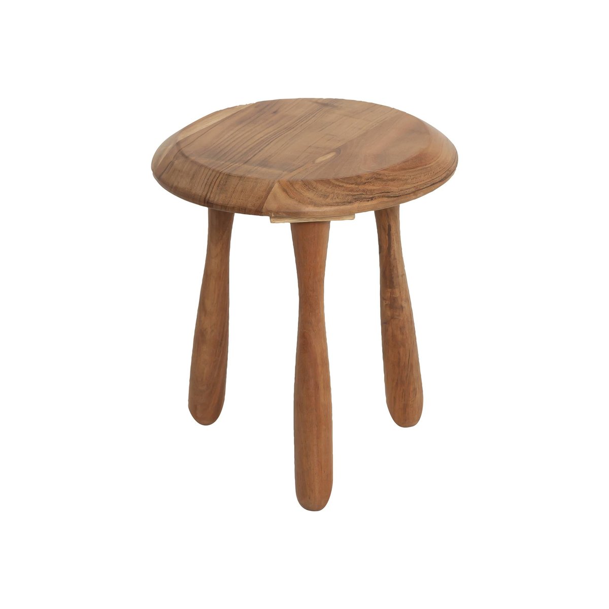 Tabouret en bois d'acacia CÉZANNE bois clair, MADE IN MEUBLES