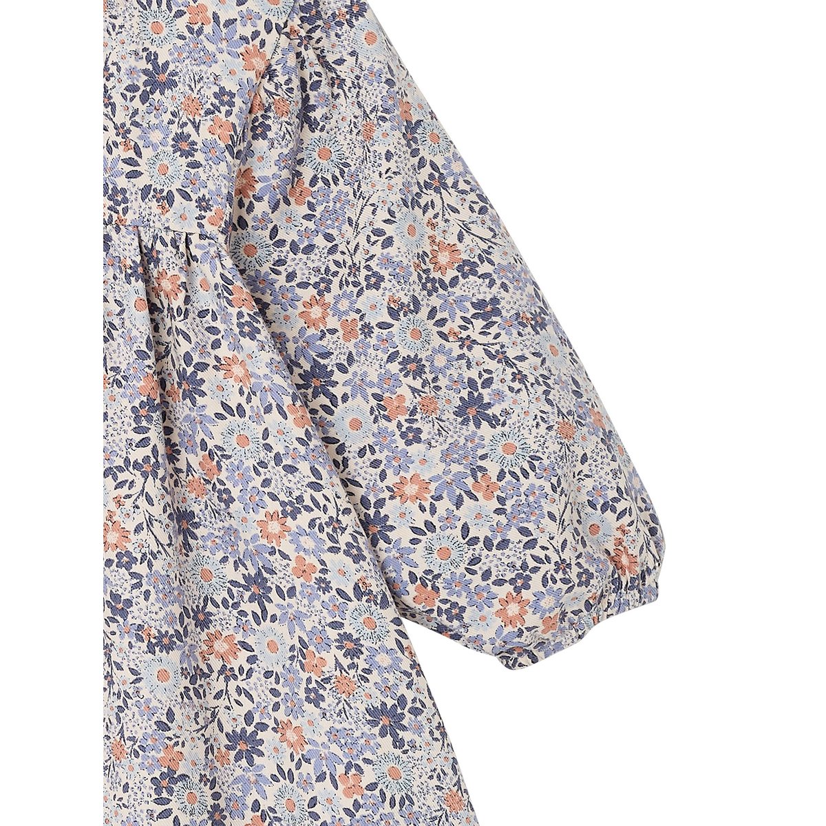 Robe manches longues bleu, VERTBAUDET