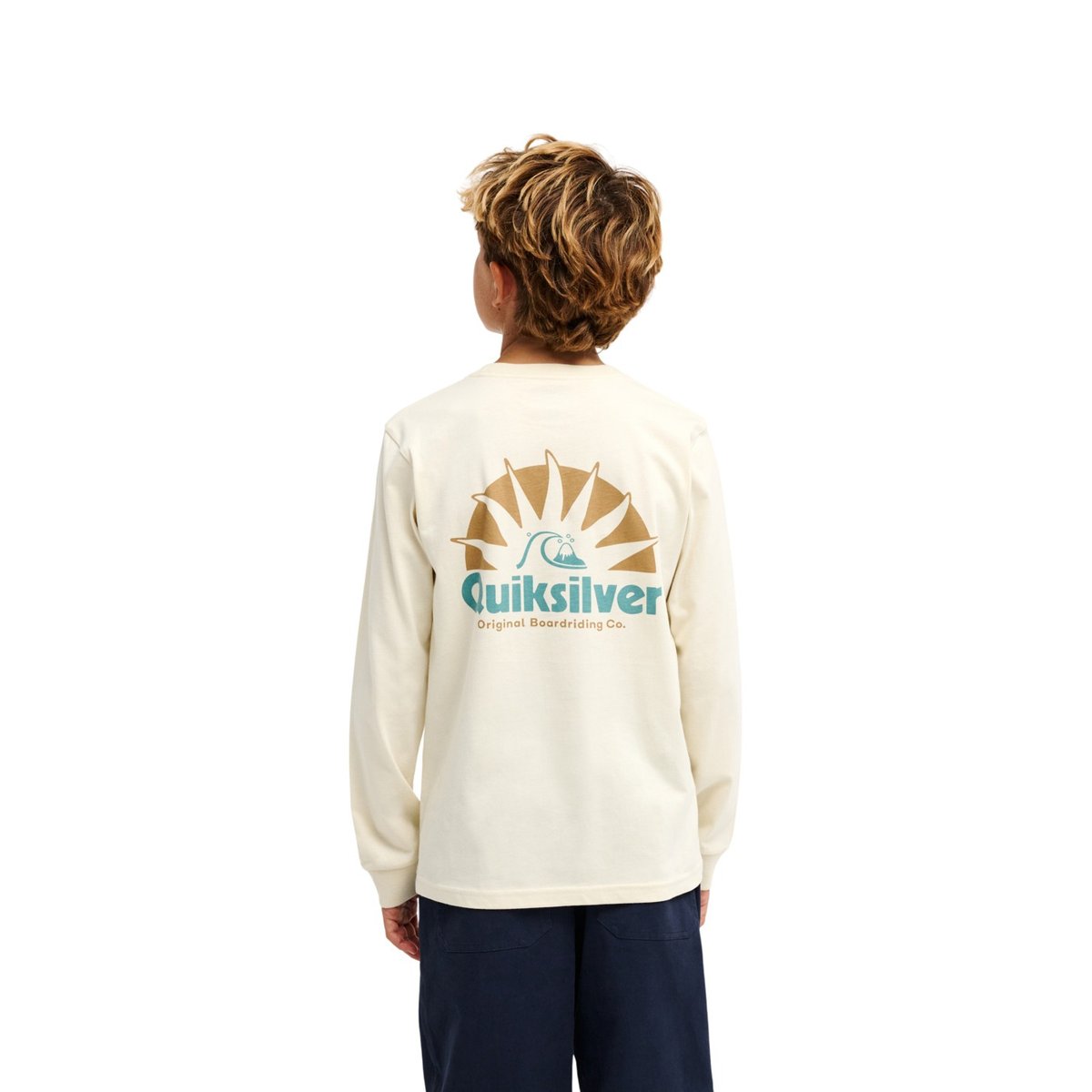 T-shirt manches longues RAYS beige bone white, QUIKSILVER