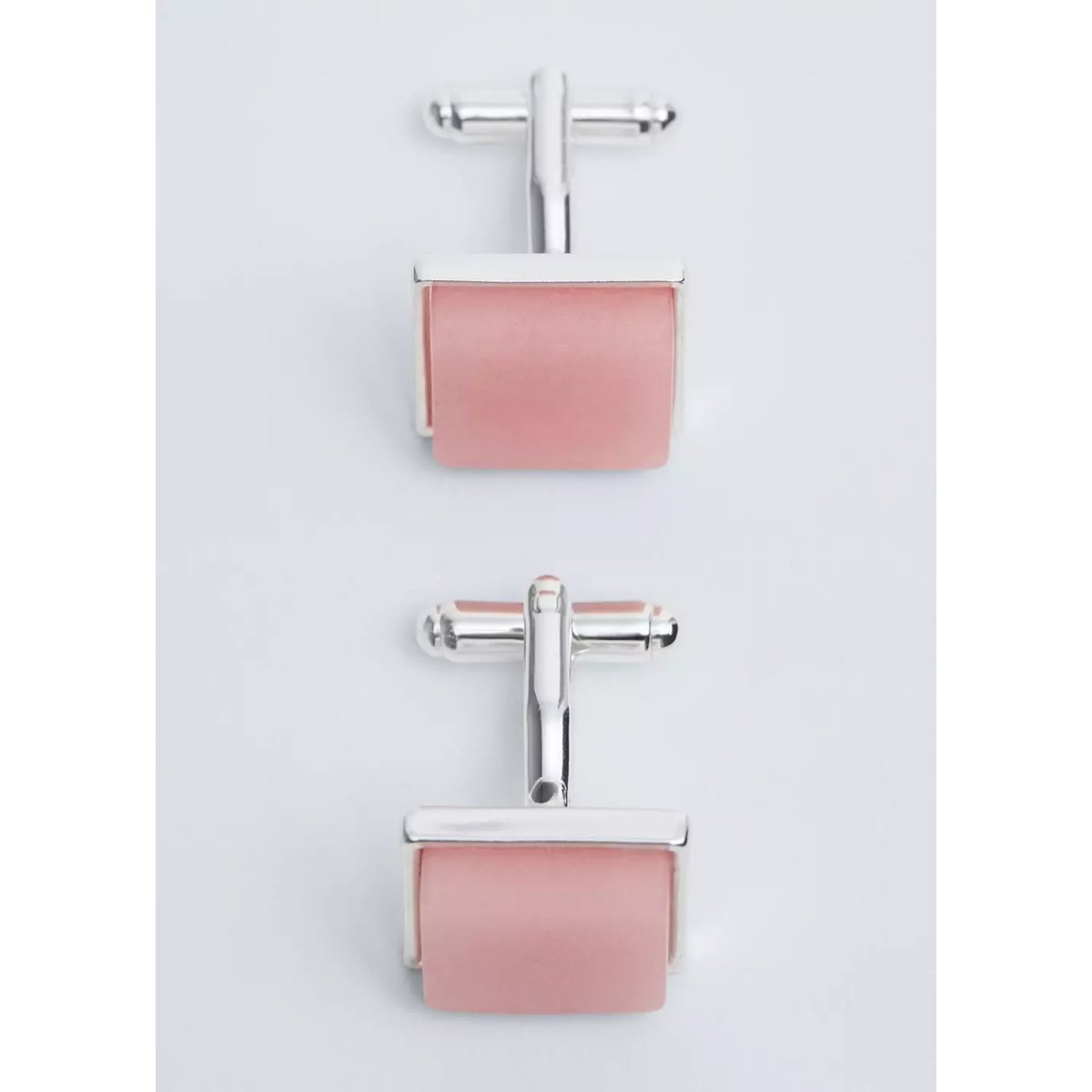 Boutons de manchette pierre semi-précieuse argent, MANGO