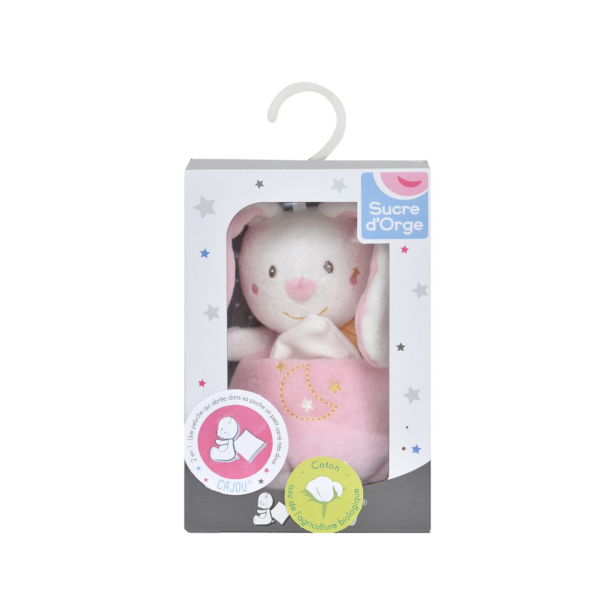 Coffret cajou lapin rose, SUCRE D'ORGE