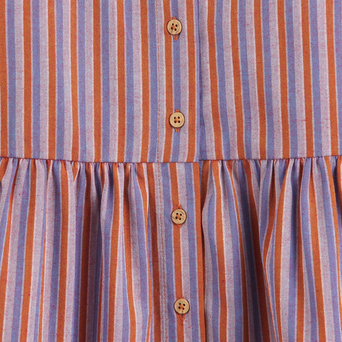 Striped 2-Piece Bikini Top with Straps and Shorts Set striped, LA REDOUTE COLLECTIONS