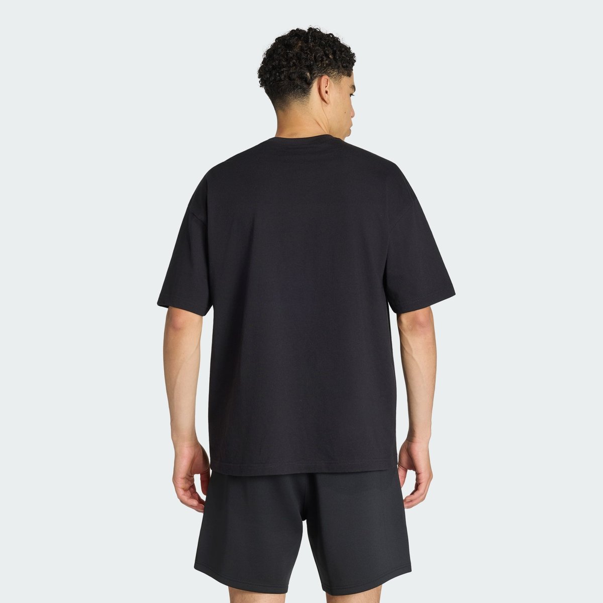 T-Shirt Ample Trèfle Essentials Spacer T-Shirt Ample Trèfle Essentials Spacer black, adidas Originals