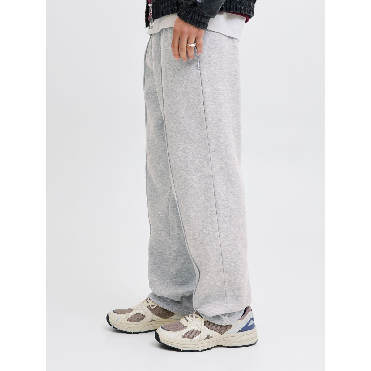 Pantalon De Survêtement grise - light grey melange, JACK & JONES
