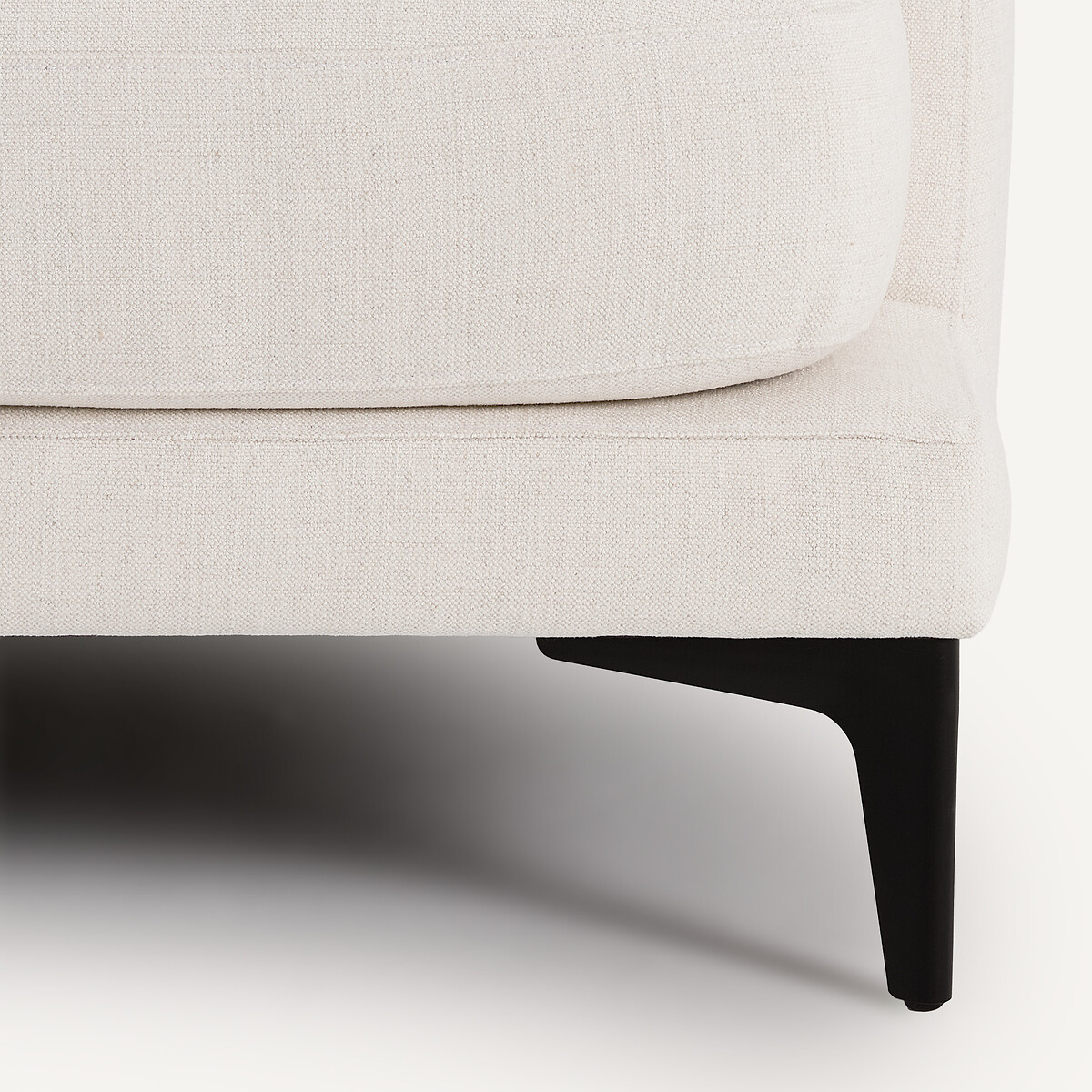 Demi-canapé 2 places en toile polyester, MODERNISTE craie, EMMANUEL GALLINA X AM.PM