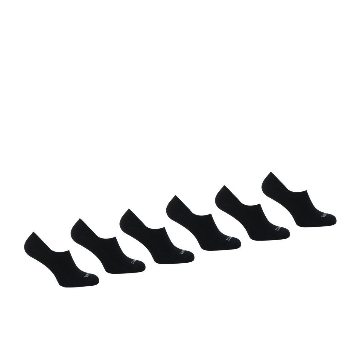 Socquettes invisibles, lot de 6 paires, essentiel blanc, WILSON