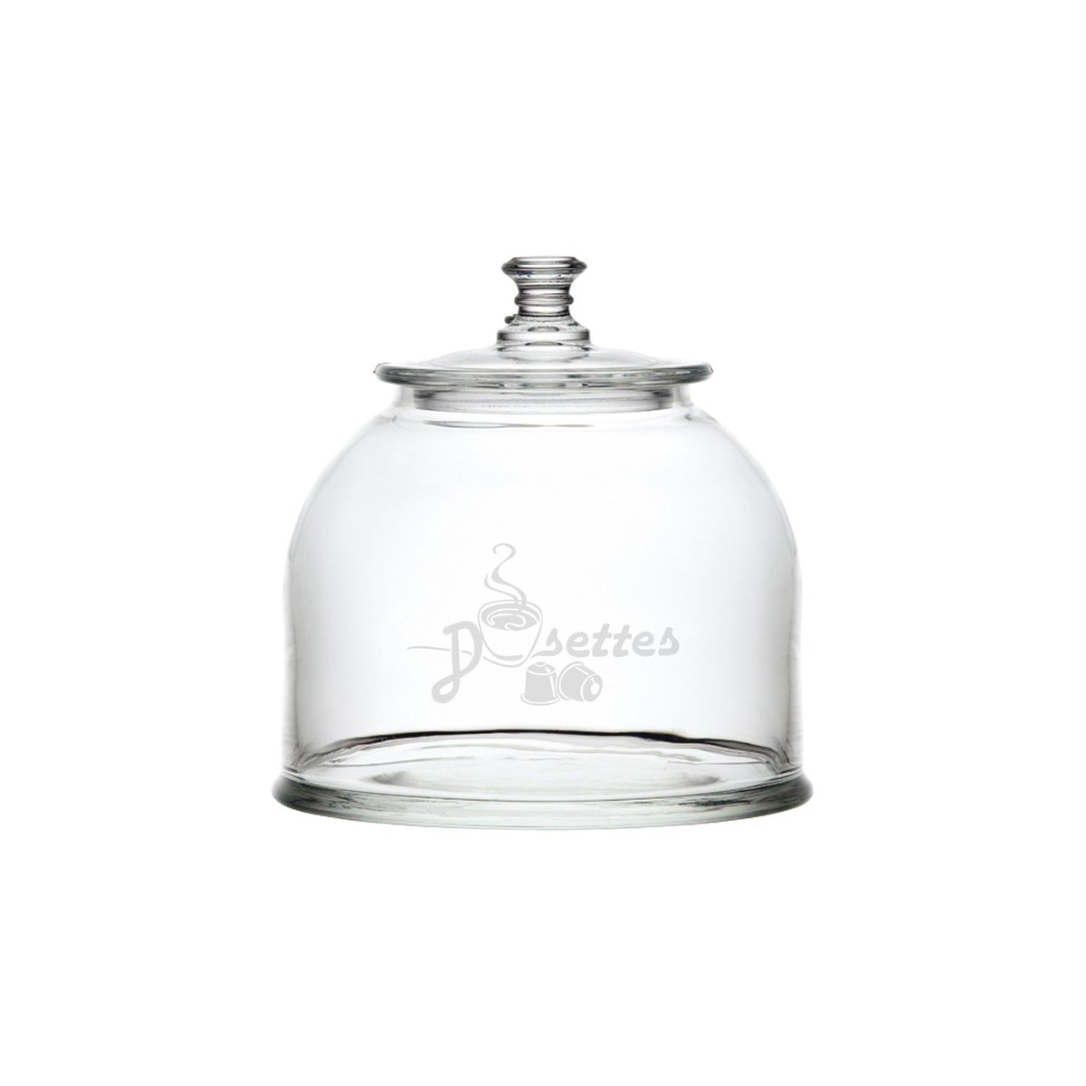 Bocal pm NANCY décor dosettes, Compléments de table / Nancy / Table et cuisine / Tous les produits / Verrerie artisanale / Verres du quotidien transparent, LA ROCHERE
