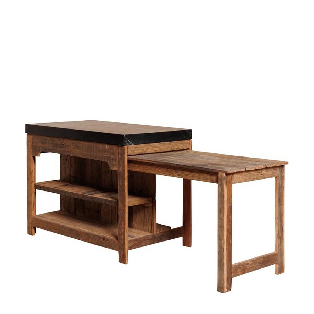 Ilôt de cuisine en bois bois fonce, CHEHOMA